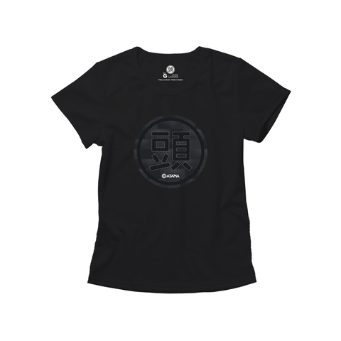 Womens Stitches Tee - Black