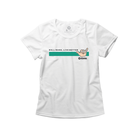 Womens Live Better Tee - White