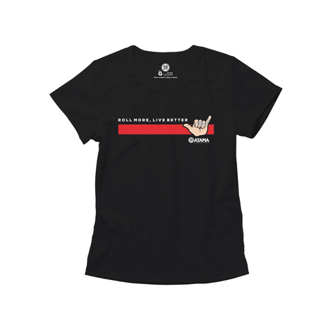 Womens Live Better Tee - Black